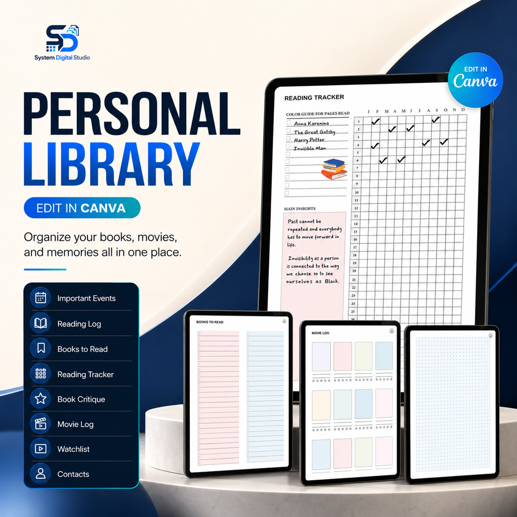 Lifestyle Digital Planner with PLR & Master Resell Rights