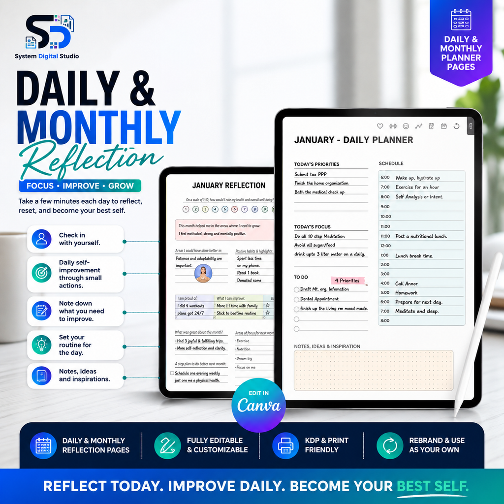 PLR Printable Planner – 100+ Planner Templates
