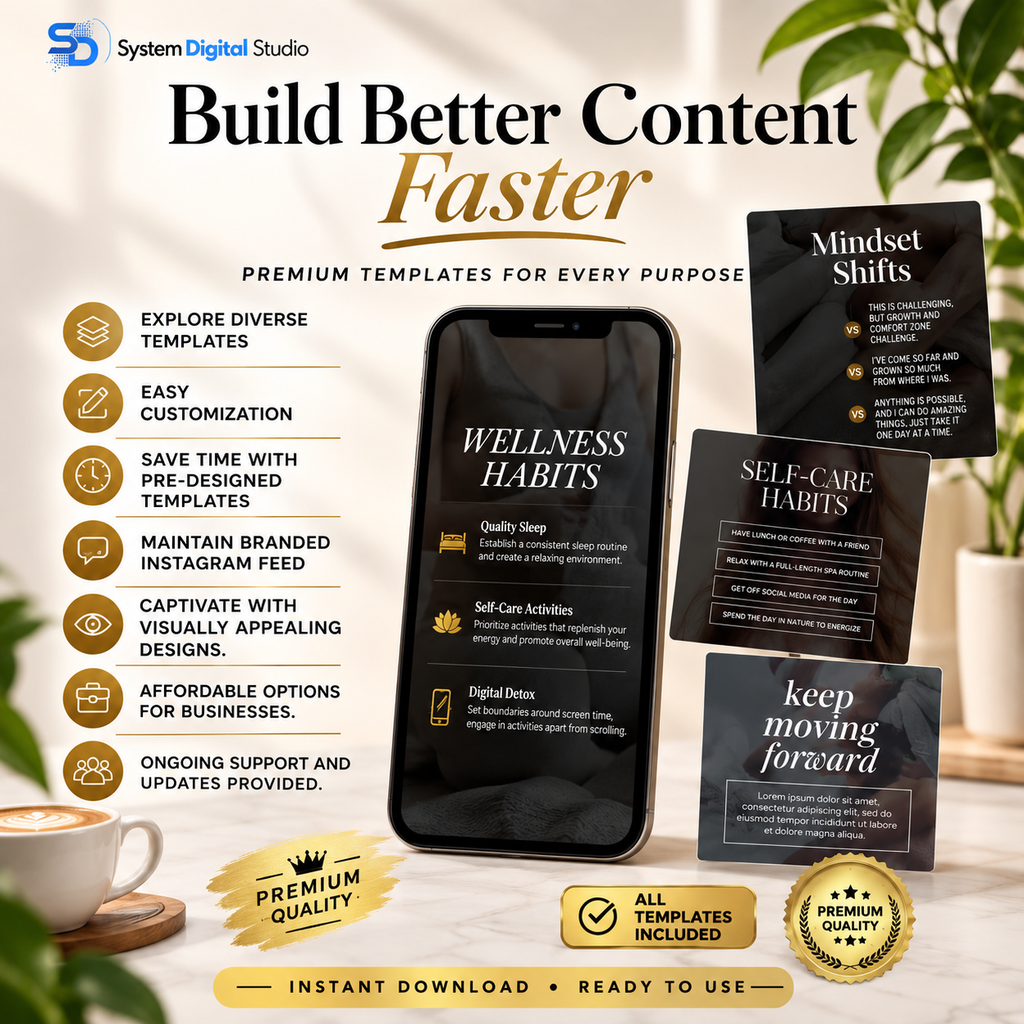 Holistic Coach Instagram Templates | Holistic Coach Posts