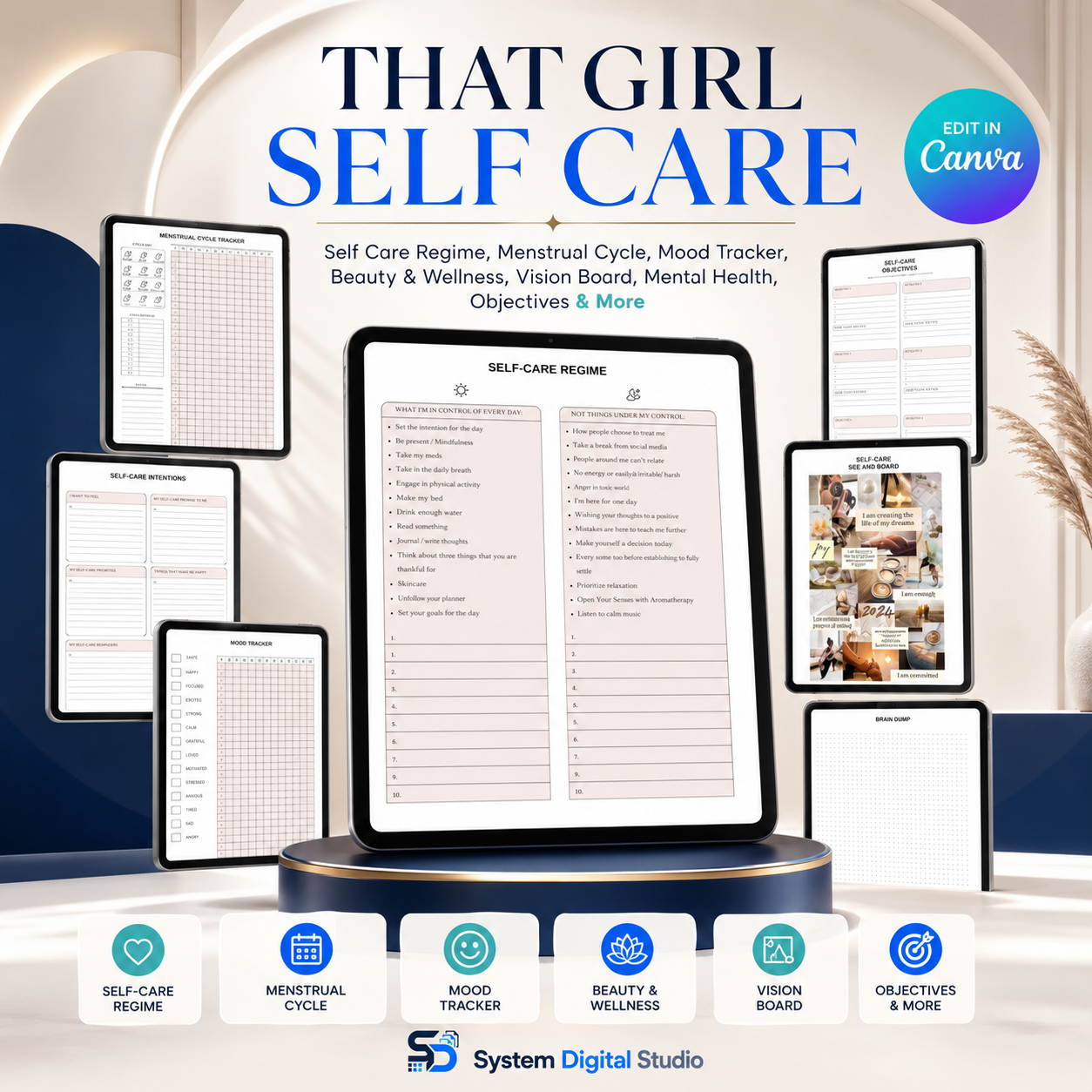 That Girl Digital Planner | PLR + MRR