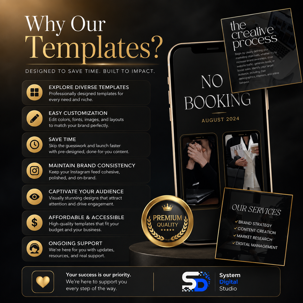 Digital Marketing Agency Templates | Social Media Manager Instagram Posts
