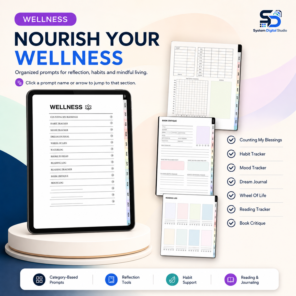 PLR Printable ADHD Planner | Editable Canva Template