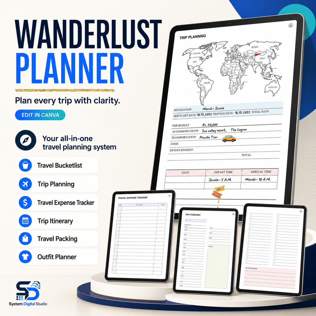 Lifestyle Digital Planner with PLR & Master Resell Rights
