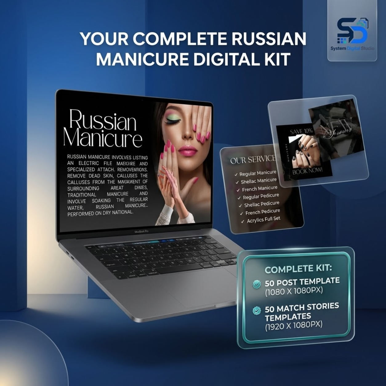 Nail Tech Canva Templates | Manicurist & Nail Artist Instagram Posts