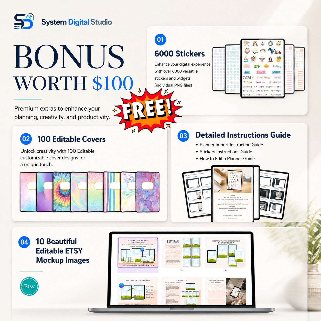 Lifestyle Digital Planner with PLR & Master Resell Rights