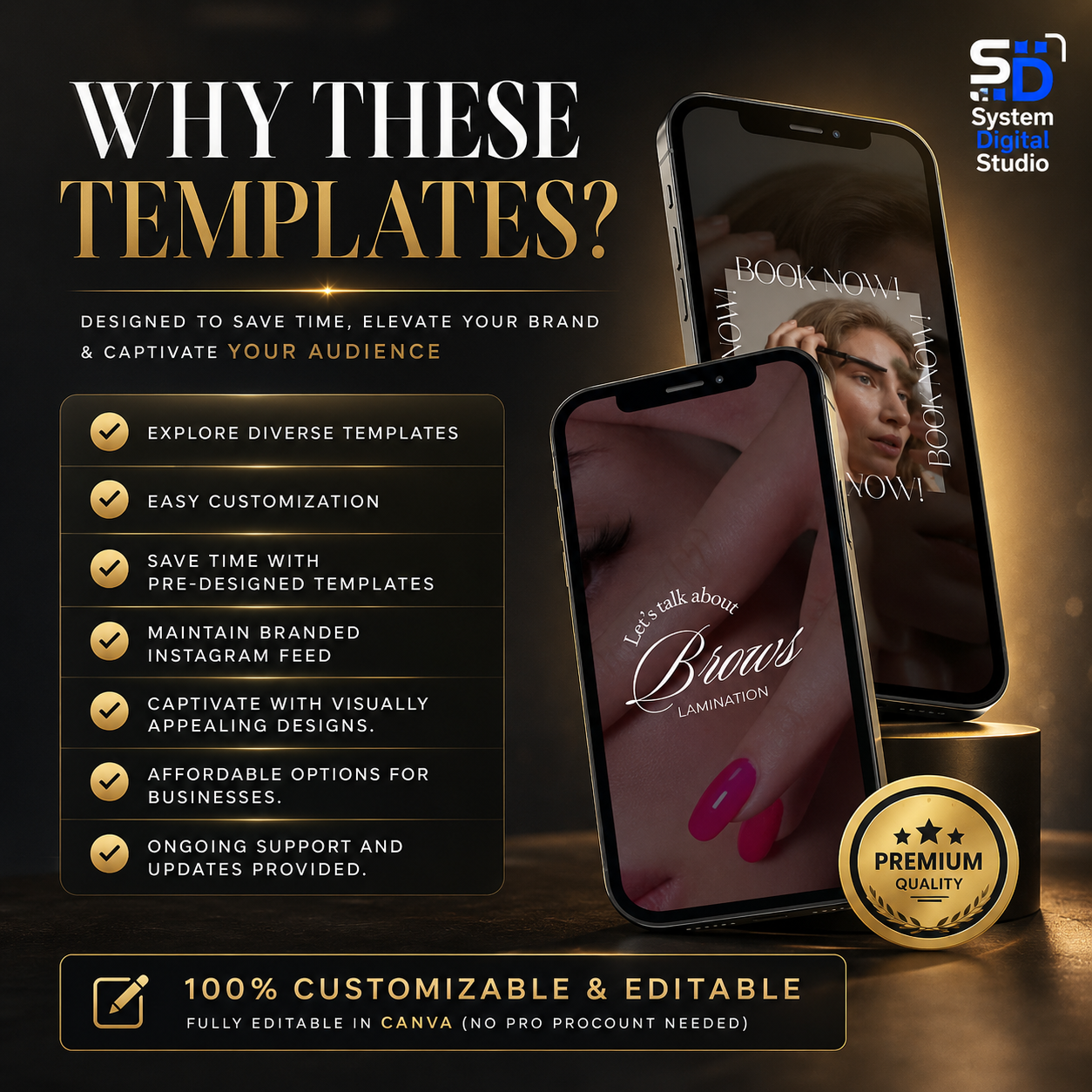 120 Lash Lift Instagram Templates | Lash Tech Social Media Posts