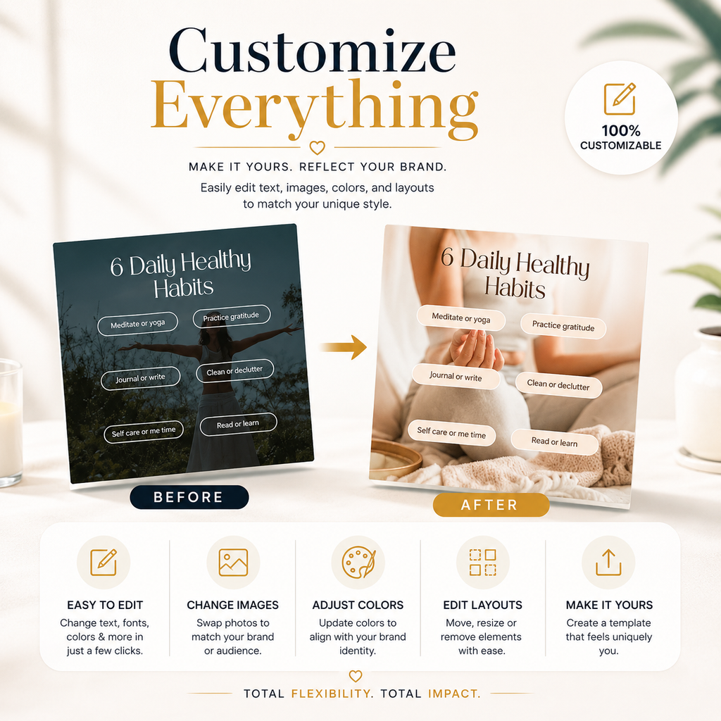 Holistic Coach Instagram Templates | Holistic Coach Posts
