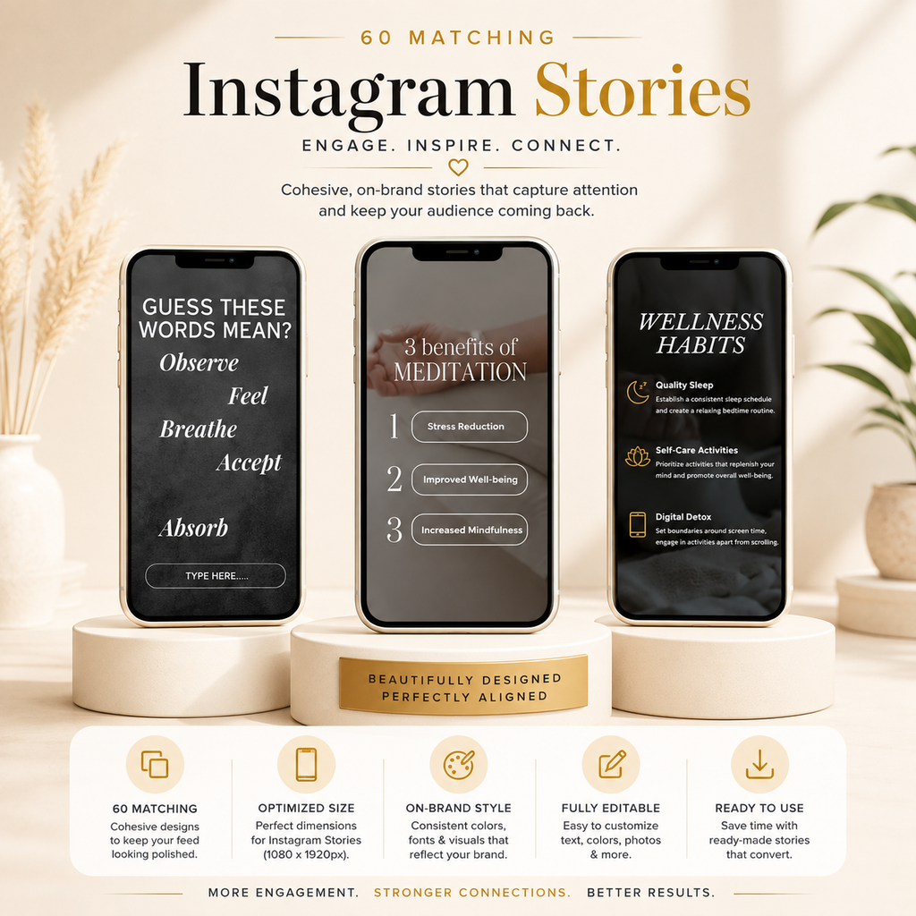 Holistic Coach Instagram Templates | Holistic Coach Posts