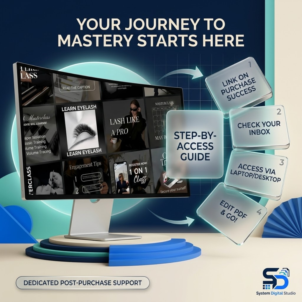 Lash Tech Trainer Templates | Lash Tech Social Media Posts