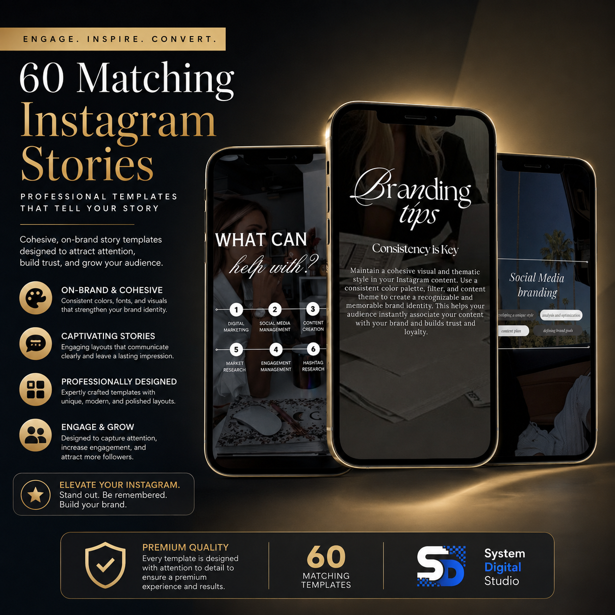 Digital Marketing Agency Templates | Social Media Manager Instagram Posts