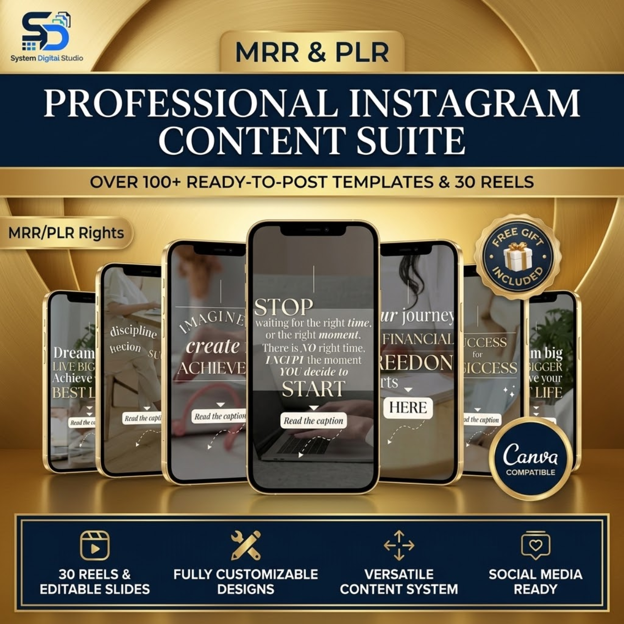 Instagram Reels Content Guide | Editable PLR MRR Ebook