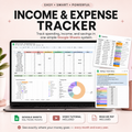Income & Expense Tracker Bundle | Google Sheets + Google Form