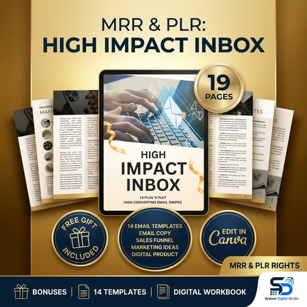 Email Marketing Templates & Strategy Guide | Editable PLR MRR Ebook