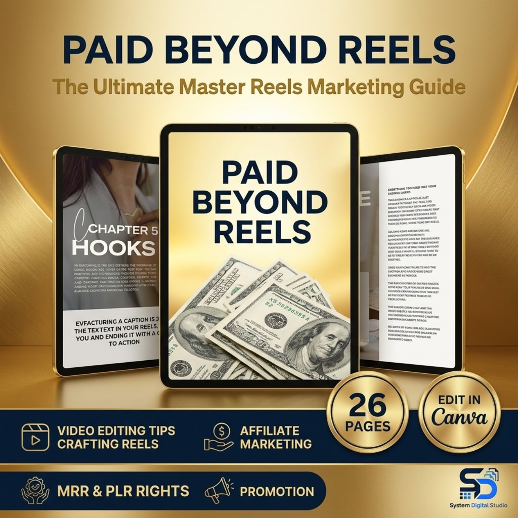 Paid Beyond Reels | Instagram Reels Monetization PLR MRR Ebook