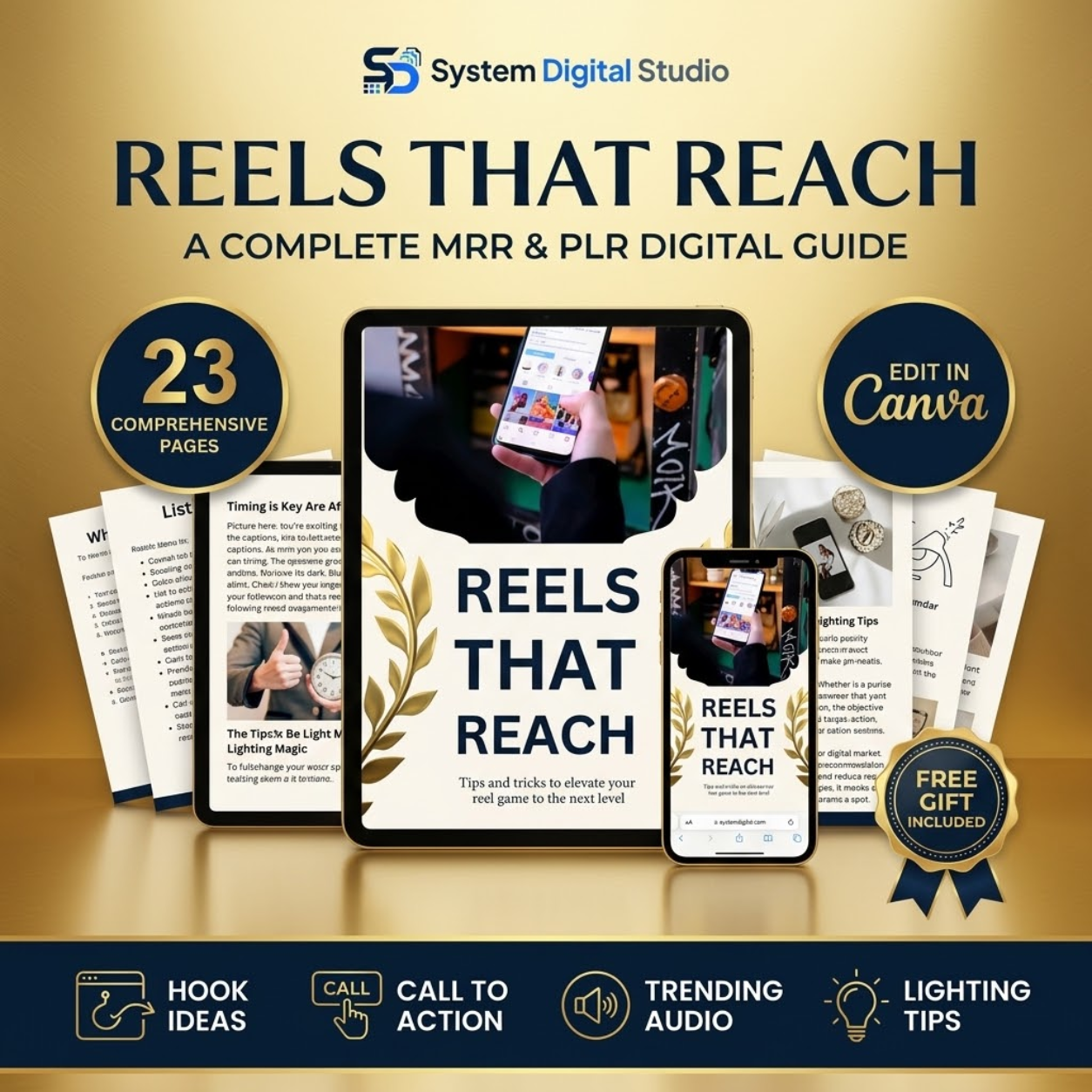 Instagram Reels Growth Guide | Editable PLR MRR Ebook