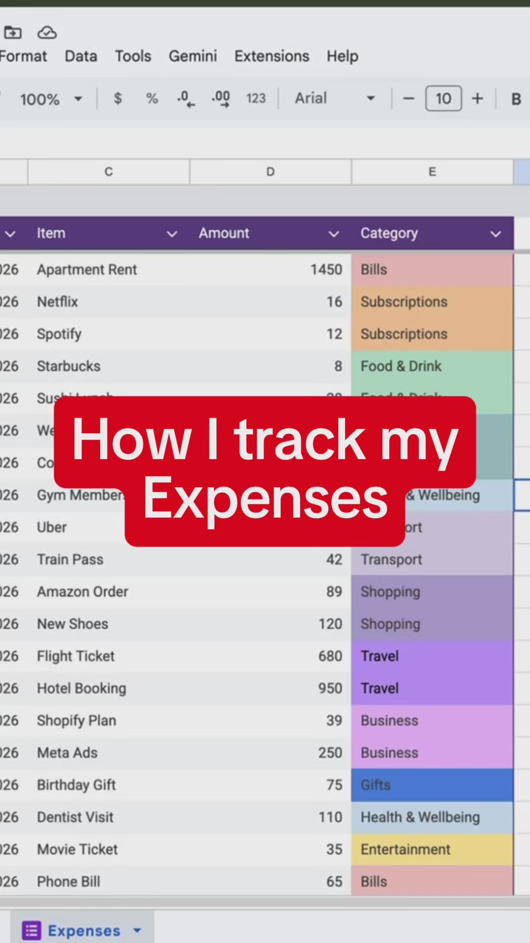 Income & Expense Tracker Bundle | Google Sheets + Google Form